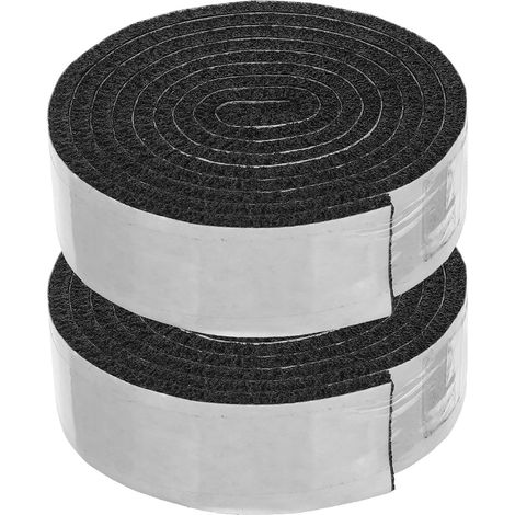 Bandes de feutre auto-adhésives pour meubles, 2 rouleaux noirs (1/5)