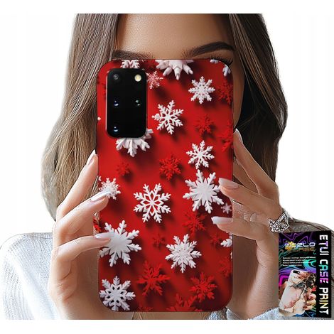 Custodia per Samsung Galaxy S20 Plus - fiocchi di neve, neve, stelle, Natale (1/5)