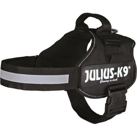 Trixie Power Julius-K9 Harnais Noir Taille L-XL Confortable