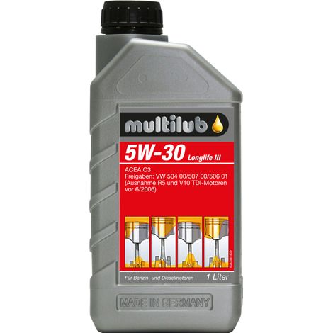 Multilub Motoröl 5W-30 Longlife III 1L Motoröl