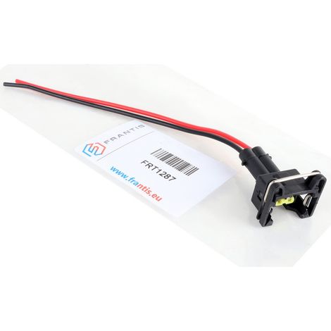 Conector del inyector de gasolina Renault Dacia 1.2 1.4 1.6 2.0 16VConector del inyector de gasolina Citroën Peugeot 1.4 1.6 2.0 8V 16V (1/5)