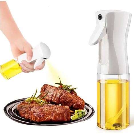 Flacon pulvérisateur d'huile de 300 ml pour barbecue, cuisson à l'huile d'olive, vaporisateur d'huile de cuisson, flacon vide pour vinaigre, distributeur d'huile