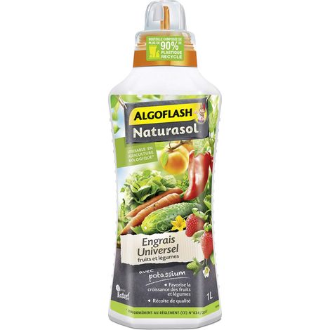 Engrais Liquide Universel Fruits et Légumes, 1 L (1/4)