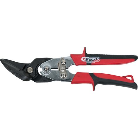 KS Tools - Cisaille bichantourneuse, coupe à gauche - 118.0046 (1/4)