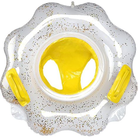Babyschwimmring – Aufblasbarer Schwimmsitz mit Griffen – Außendurchmesser 58 cm – Für Kinder von 1 bis 4 Jahren (1/5)