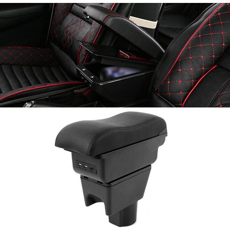 Boîte de rangement pour accoudoir Renault DUSTER, accessoire d'aménagement pour console centrale auto. (1/5)