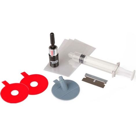 CFTGIW VOR VOL Rep Rep Kit TOL Verre TOOD Set pour Star Half Moon Cracs ou la Combinaison Cissures Vent Vent Kit de Verre Outil ou Le de Fissures (comme montré). (1/5)