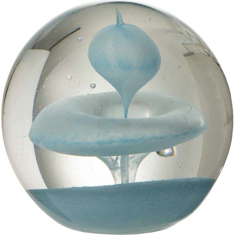 Presse-papier Iberia en Verre - Bleu pastel, transparent (1/2)