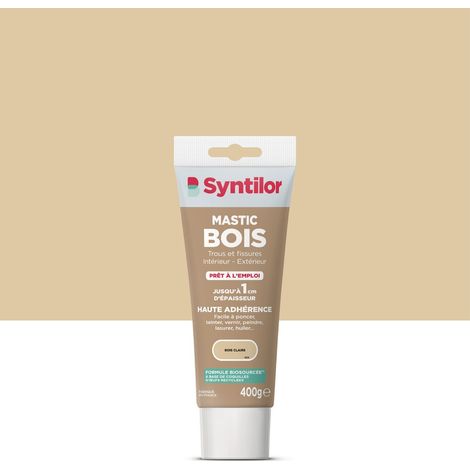 Masilla de base biológica SYNTILOR para madera clara 400 g SYNTILOR (1/4)