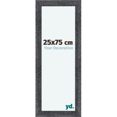 yd. - Cadre photo 25x75 - Gris Patine - MDF - Como (1/5)
