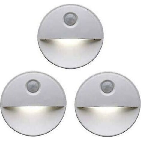 Veilleuse LED détecteur de mouvement Teinte induisant le sommeil grâce aux ampoules LED Fonctionnement sans fil Parfait pour les armoires de salle de bain, les escaliers et plus (1/4)