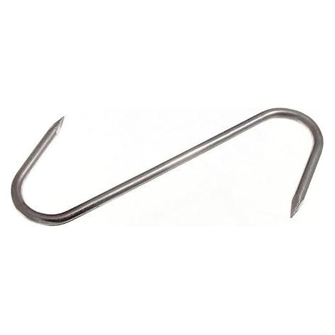 One Stop DIY Lot de 2 crochets de boucher pointus en forme de S 150 mm
