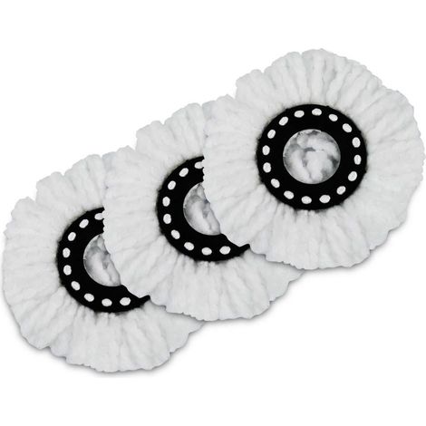 Recambio en microfibra blanca para fregona rotativa Esperanza