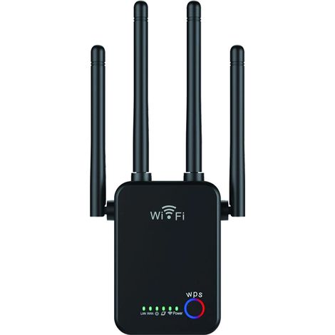 Mini Router Ripetitore Segnale Wifi Quattro antenne 300 Mps WPS LAN WAN SJ-D015 (1/5)
