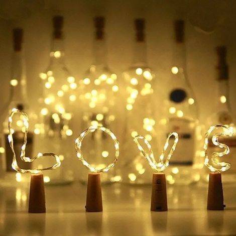 Guirlande lumineuse LED étanche et très flexible, 10 mètres, lumière blanc chaud
