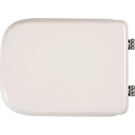 Asiento de inodoro blanco brillante compatible con la serie Conca Ercos BSOPE5  Blanco (1/3)