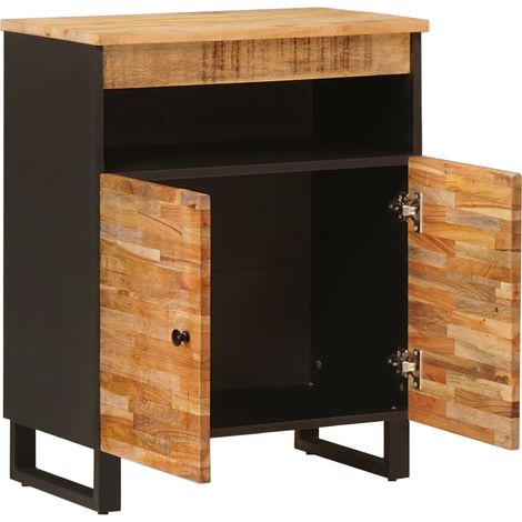Meuble d'appoint Marron 60 x 33 x 75 cm Bois de mangue massif (1/5)