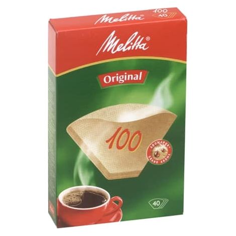 Filtertüten natur 100 Pack 40 Stück