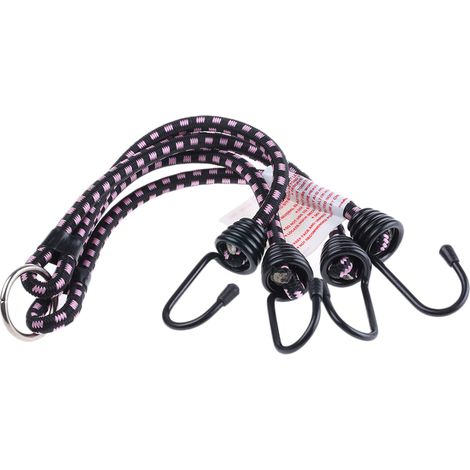 Tendeur élastique RS PRO 4 crochets, longueur 600mm, Dia. 8 mm ( Prix pour 1 )