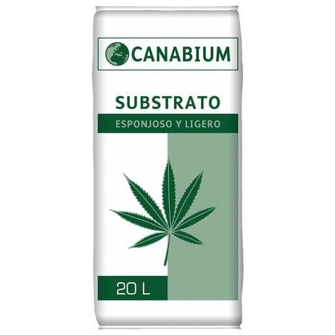 Substrato CANABIUM esponjoso y ligero para plantas cannabis - 20L