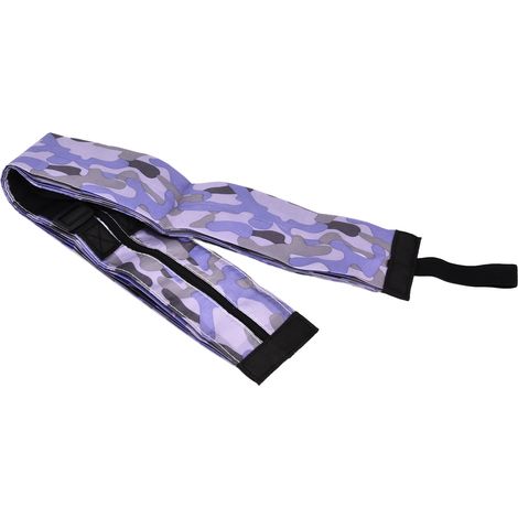 Sac à bandoulière imperméable grand format motif camouflage violet, compartiments en polyester pliable pour voyage, portefeuille de rangement portable japonais (1/5)