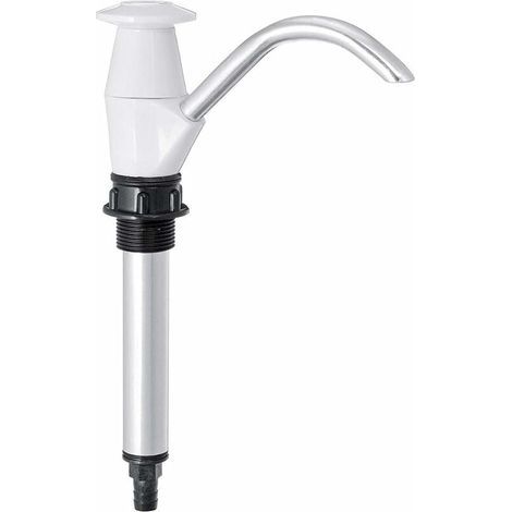Bomba de agua potable Ulisem, bomba de agua manual, prensa de agua manual, bomba de agua para fregadero de caravana, remolque de camping de doble acción, herramienta de bombeo de repuesto para camping (1/4)