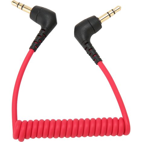 Câble Microphone 3.5mm TRS Anti-Bruit pour Connexion Rode SC2 et BOYA (1/5)
