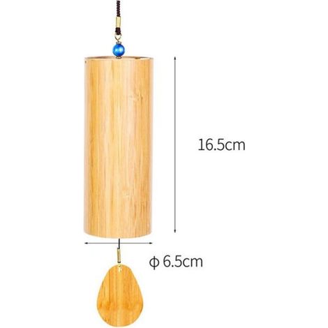 3X Carillon de Chakra Carillons de Méditation en Bambou pour L'Extérieur Carillon à Vent Instruments Sonores Carillons Ensemble (1/3)