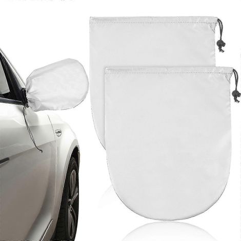 Lot de 2 housses de rétroviseurs de voiture, protections pour rétroviseurs latéraux, bon état (1/5)
