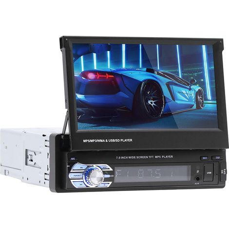 Autoradio MP5 7 Pouces Écran Tactile 9601G Navigation GPS RDS AM FM Radio Carte MP3 Lecteur Bluetooth (1/5)