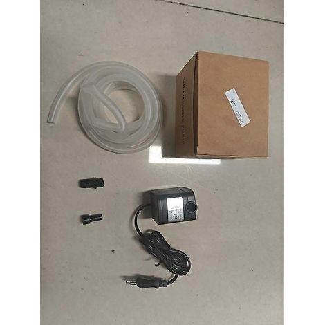 Tauchpumpe 8 W, einstellbar, max. 600 l/h Fördermenge, kleine Springbrunnenpumpe, IP68 wasserdicht, 4 Saugnäpfe