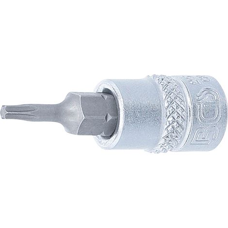 BGS  Punta  de  destornillador  de  impacto  cuadrado  interior  6,3  mm  (1/4")  Perfil  en  T  (para  Torx)  T9  -  2588 (1/2)