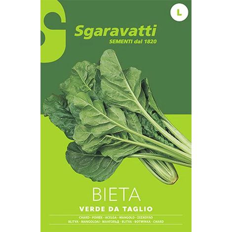 Semi per Ortaggi e Vegetali Bieta Liscia Sgaravatti Verde Taglio 10 Pezzi (1/2)