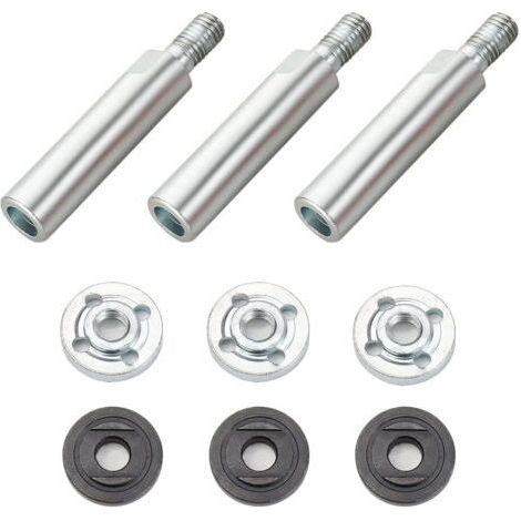 M10 Angle Grinder Extension, Stainless Steel Rotary Extension Rod, Lengthened Angle Grinder Rod, Polishing Accessories (1/5)