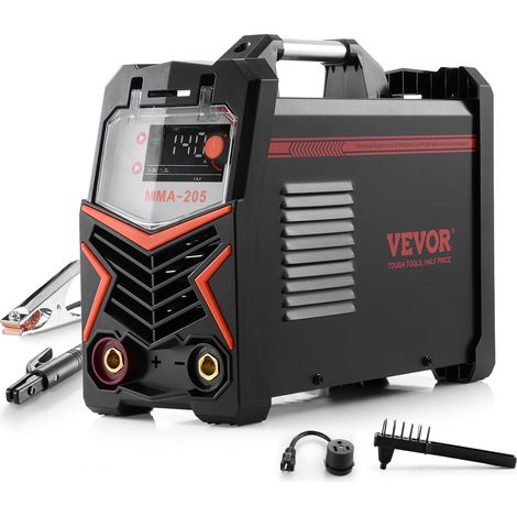Poste à Souder TIG, 205 A, Machine de Soudage 2 en 1, avec Grand Écran LED, Lift TIG/MMA (Stick), Soudeur Électrique avec Onduleur IGBT Démarrage à Chaud Arc Force pour Bricolage, Réparations (1/5)