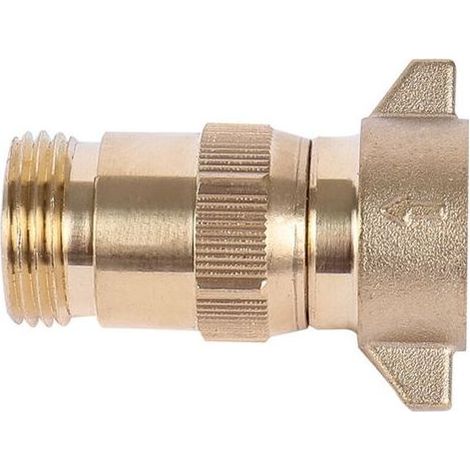Régulateur de pression de l'eau en laiton, pièce de remplacement pour installation sanitaire, fixation standard, lot de 2 unités (1/4)