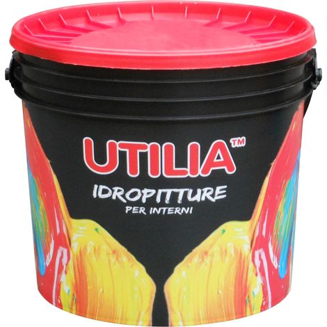 Utilia IDROPITTURA A TEMPERA col. Bianco lt. 4