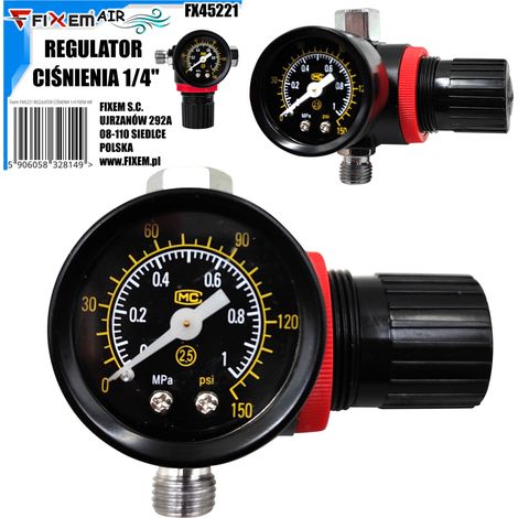 Druckregler 1/4 fixem AIR (1/5)