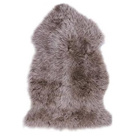 Schaffell natur taupe, ca. 60 x 85 cm Schaffell- & Kunstfell-Teppiche
