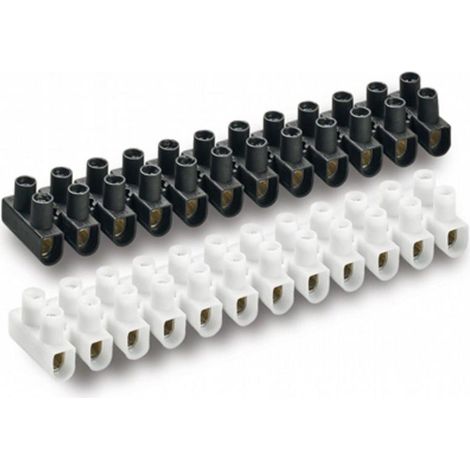 FPLUS regleta conex.10 mm.negra x10 uds. (ref.210-n) , Regletas de conexión de polipropileno y acero galvanizado para asegurar los empalmes eléctricos.

VENTAJAS
Corte fácil
Tornil