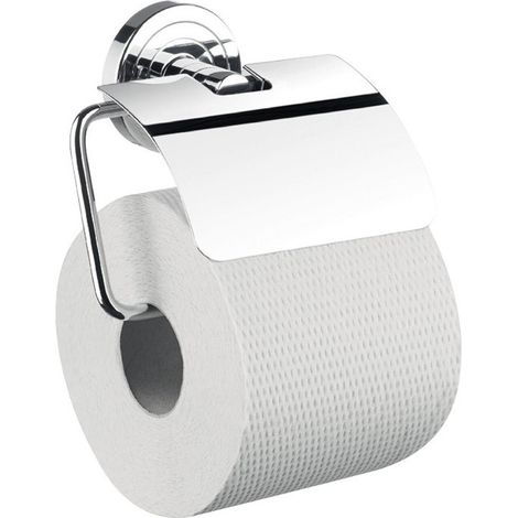 Porte-papier Emco POLO avec couvercle chromé