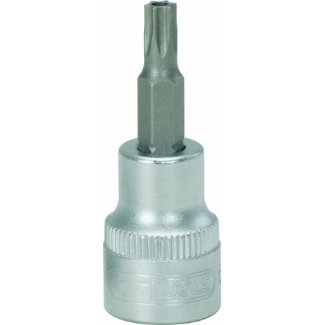 Douille tournevis 3/8'' Torx percé 40 Longueur 50 mm CHROMEmat