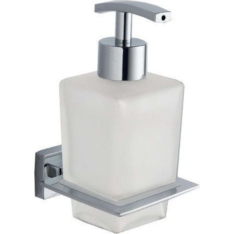 Aqualine Apollo - Dispenser di sapone con supporto, vetro satinato/cromo 1416-19 (1/4)