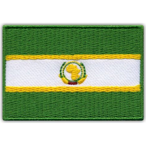 Aufnäher mit der Flagge der Afrikanischen Union – Magnetische Rückseite – Gestickter Aufnäher/Abzeichen/Emblem