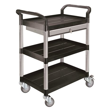 Carro con cajones STOCKMAN 250 kg de capacidad de carga - 3 bandejas grandes + 1 cajón - S2T