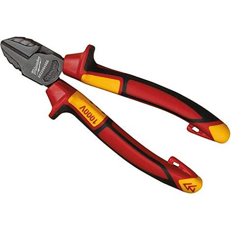 Milwaukee Pinza diagonale isolata rossa 145 mm