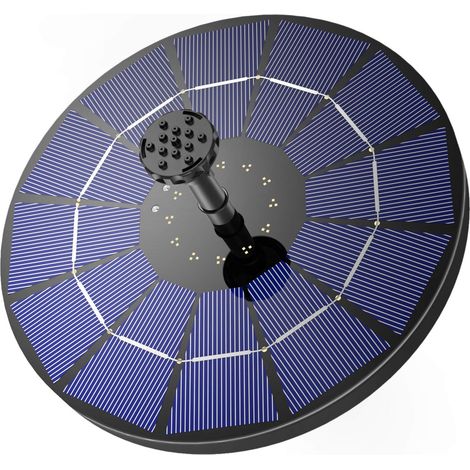 Pompe solaire pour fontaine 3,5 W, pompe à eau solaire pour fontaine flottante