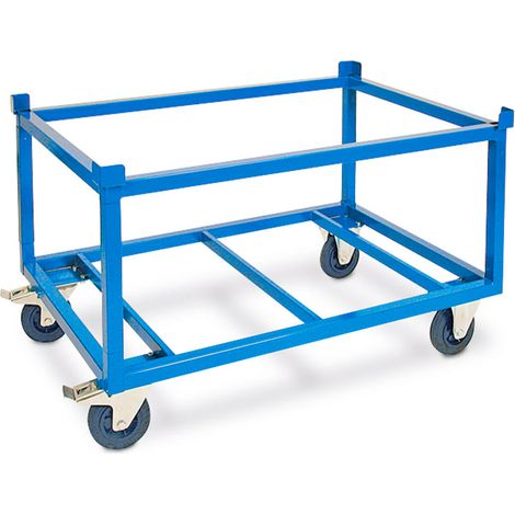 BRB Fahrgestell für Paletten und Behälter, hoch, LxBxH 1220x820x790 mm, Tragkraft 1 kg (1/2)