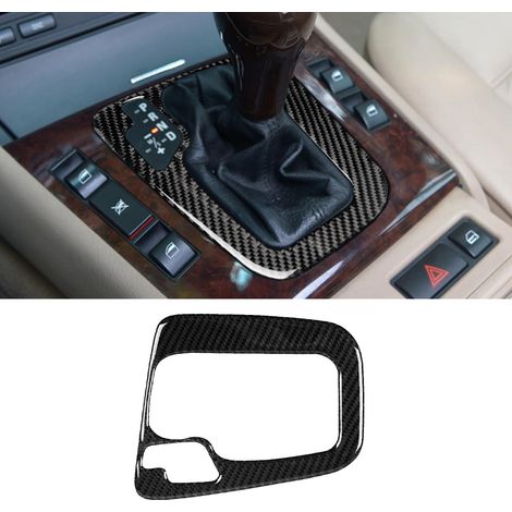 Abdeckung für die Mittelkonsole aus Kohlefaser, links, passend für 3er BMW E46 (1998–2005) (1/5)