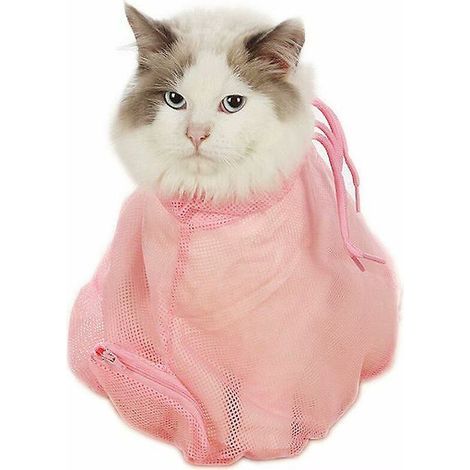 Cortaúñas para gatos y bolsa de ducha resistente a los arañazos - Artículos para gatos (rosa) (1/5)